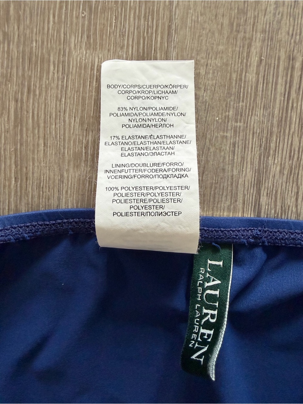Lauren Ralph Lauren Blue Bikini Bottom - Picture 7 of 7